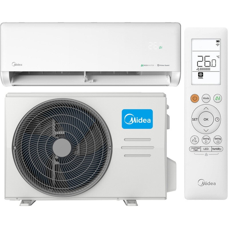 Midea Solstice Inverter 12000 BTU Wi-Fi R32 A++